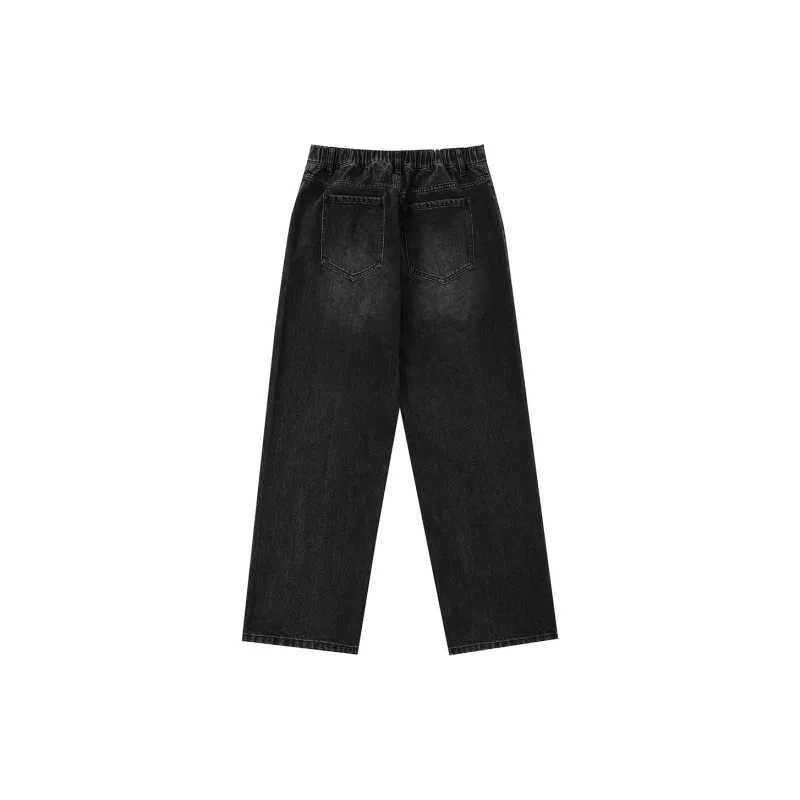LUJIAMEN Jeans Unisex Dark Gray-1