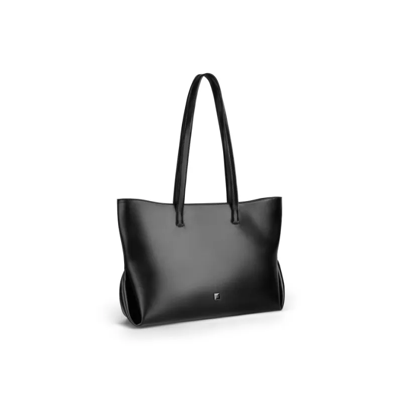 INJOYLIFE Cow Leather Tote Bag Shoulder Bag Regular Women's Black-1