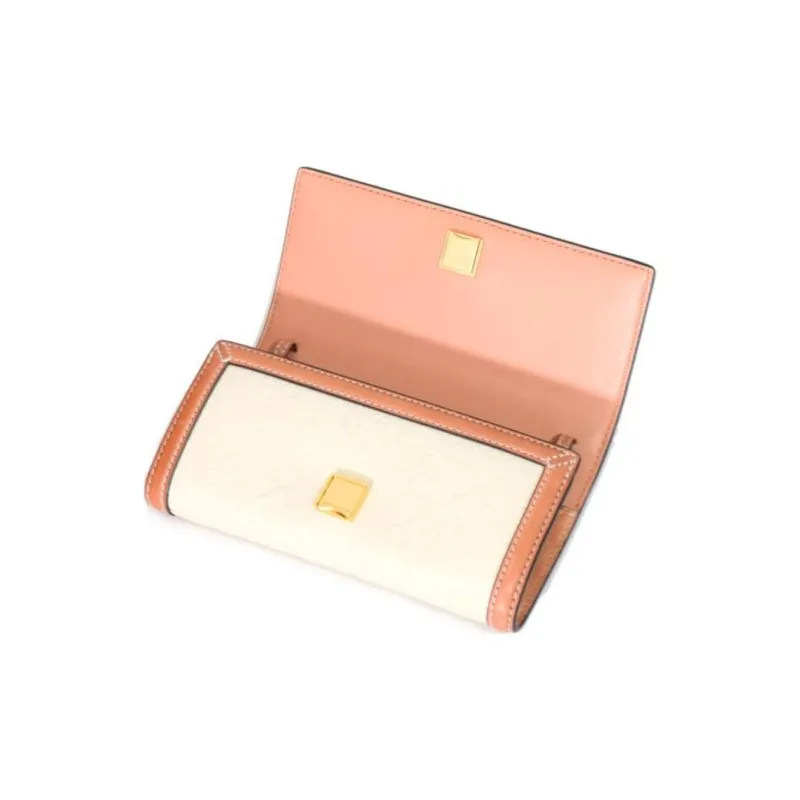 TORY BURCH T Monogram Patent Leather One Shoulder Crossbody Clutch Women's Cream-4