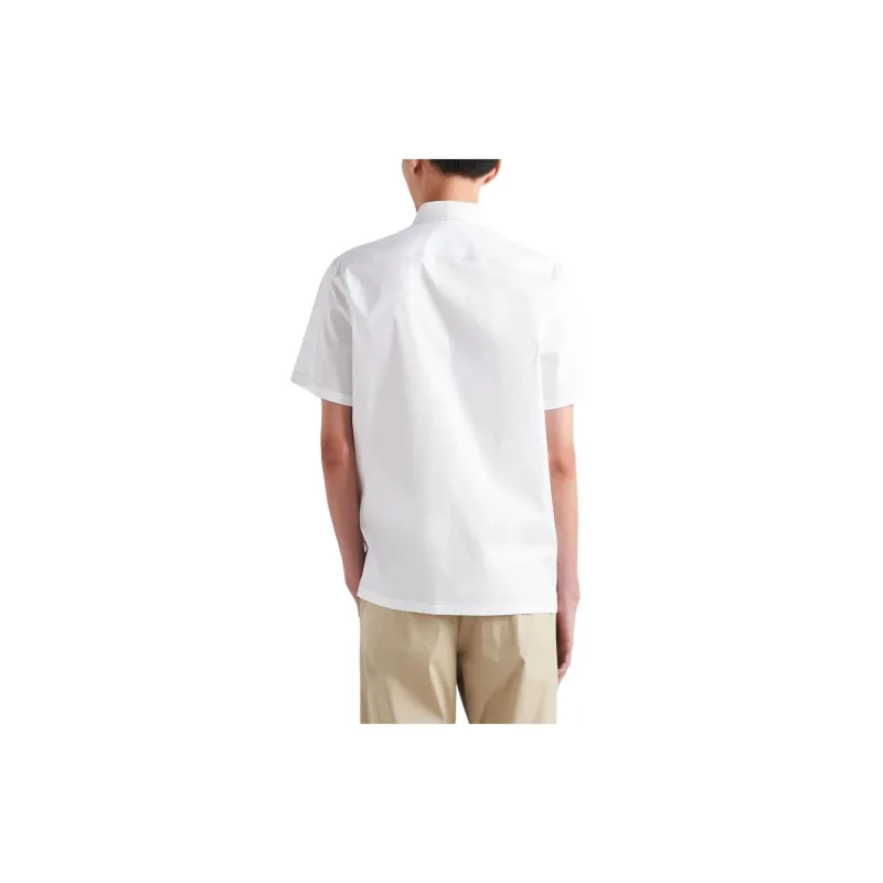PRADA Triangle logo Short sleeve Shirt-1
