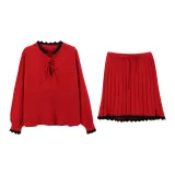 Red Set (Red Tops+Red Short Skirts)