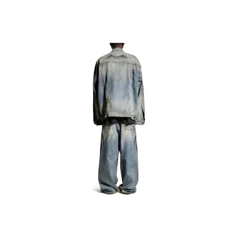 Balenciaga Oversized Denim Jacket-3