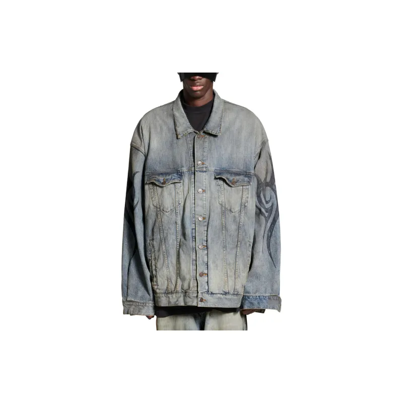 Balenciaga Oversized Denim Jacket-2