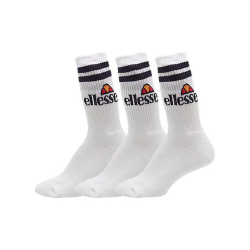 Ellesse Mid Calf Socks Women's 3 Pack White-0