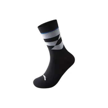 Anta Running Collection Knee High Socks Unisex 1 Pack Basic Black