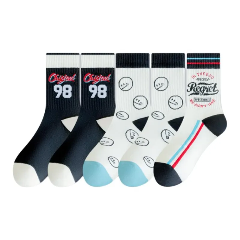 ROBINHOOD Mid Calf Socks Women's 5 Pack-2