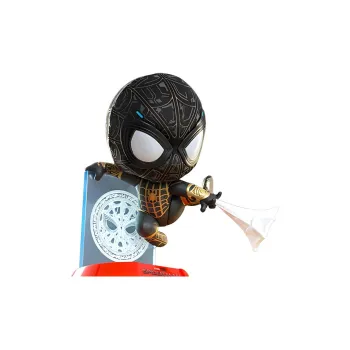 Hot Toys Spider Man Cosb916 The Hero Returns Black Gold Armor Edition Chibi Figures