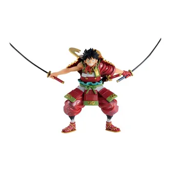 BANPRESTO Monkey D. Luffy One Piece Ichiban Kuji Wa No Kuni Act 2 B Reward Armor Gear Luffy Taro Bonus Gifts Red