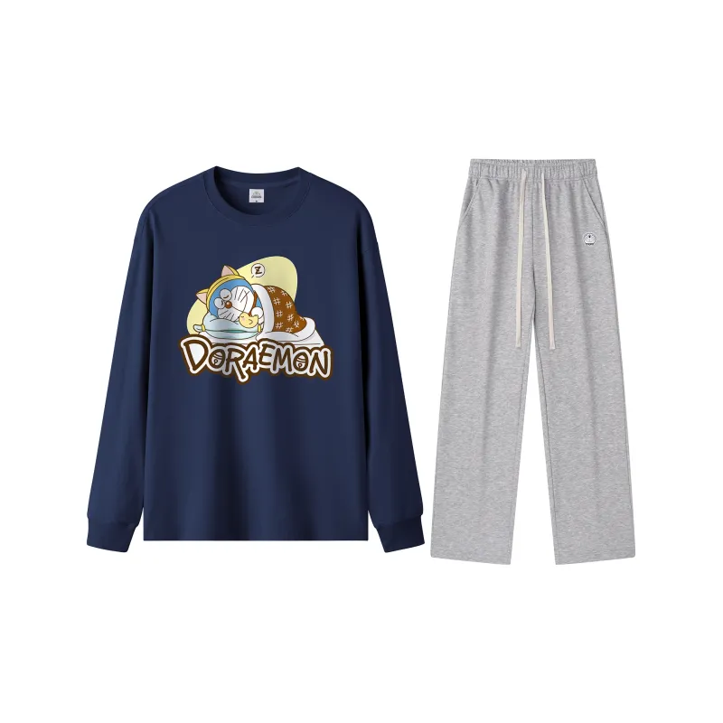 Doraemon/a Unisex Pajama Sets-12