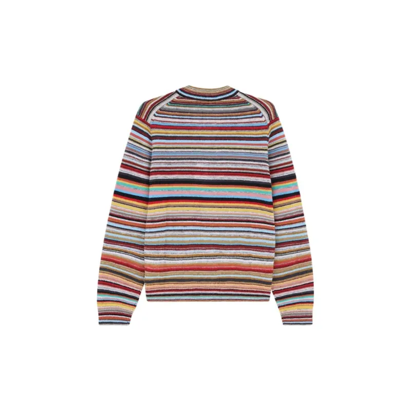 Paul Smith Signature Stripe V Neck Cardigan-1