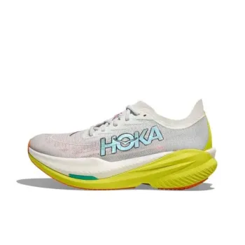 HOKA ONE ONE Mach X Anti Slip Wear Resistant Low Top Running Shoes Men's Gray