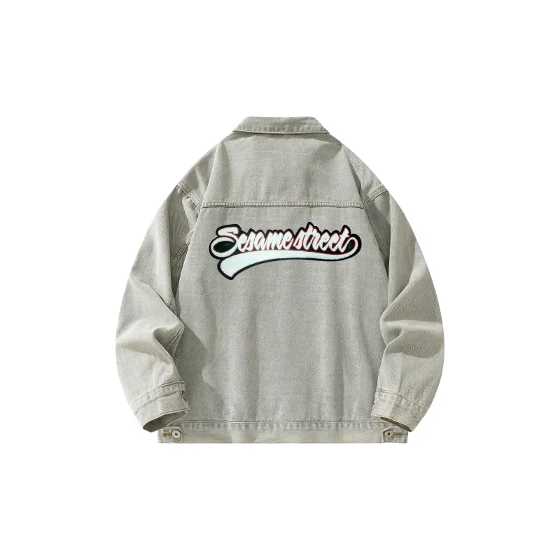 SESAME STREET Denim Jacket Unisex-3
