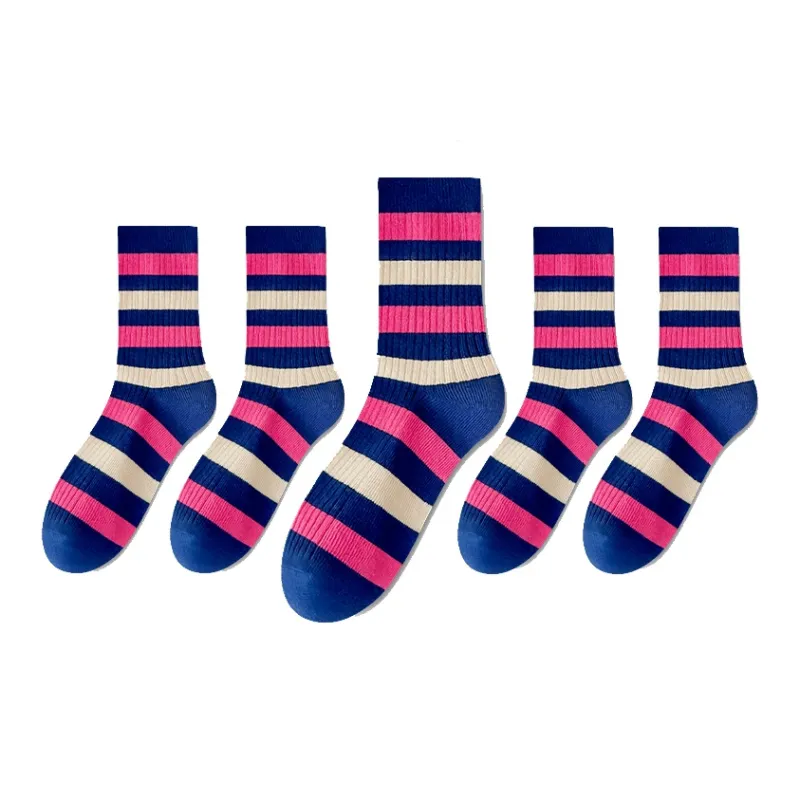 ROBINHOOD Mid Calf Socks Women's 5 Pack-7