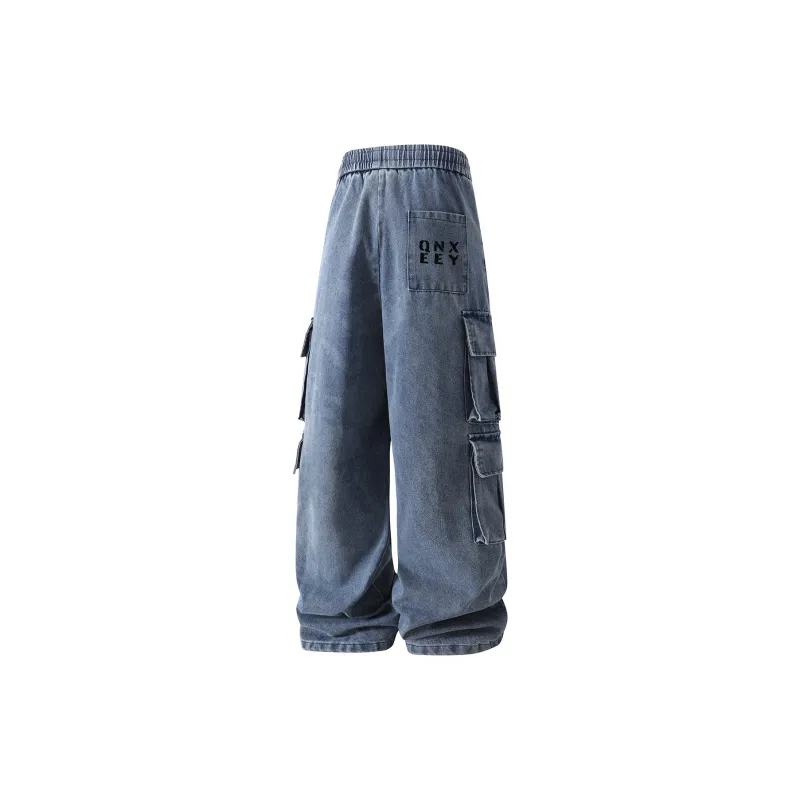 Qnxeey Jeans Unisex-7