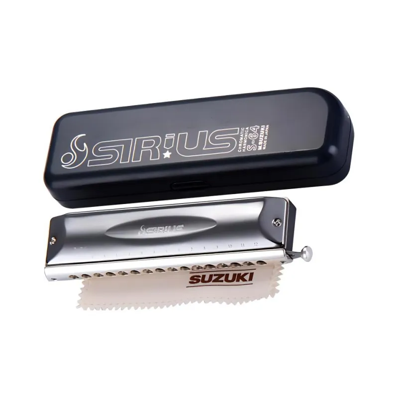 SUZUKI Suzuki Sirius-64C Sirius Collection C Tuning 16-Hole 64-Note Semitone Harmonica-6