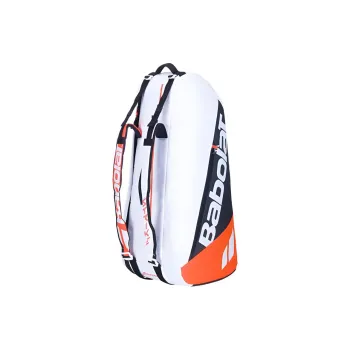 Babolat Tennis Racket Bags Recycled Polyester Unisex White Black Red