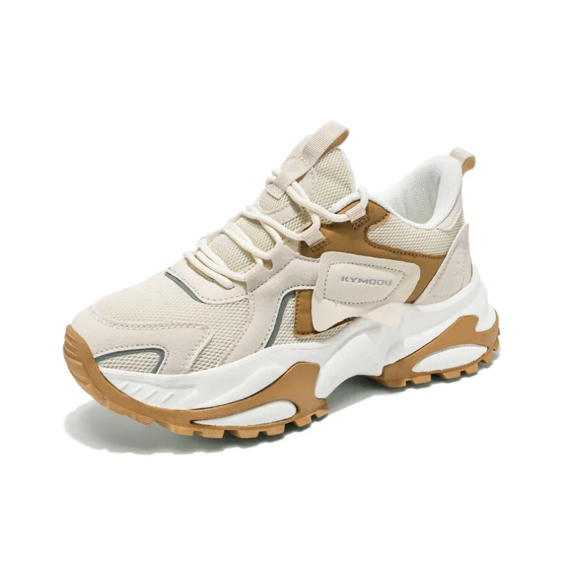 KYMOOU Anti-Slip And Wear-Resistant Height Increasing Low-Top Chunky Sneakers Unisex-2