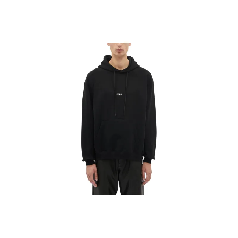 MSGM Logo Printed Drawstring Hoodie-3