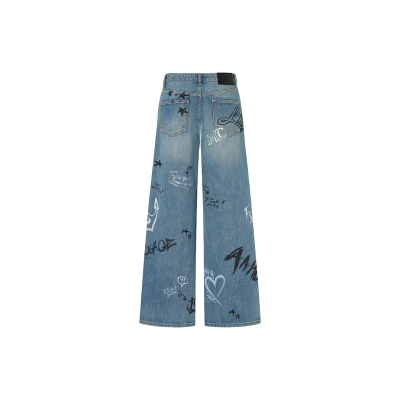 MO&CO Jeans Women's Denim Blue-1