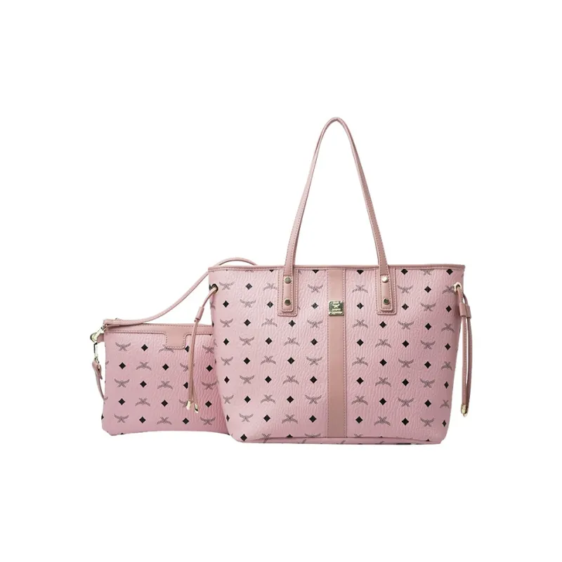 JANE KLAIN Synthetic Leather Tote Handbag Shoulder Bag Tubas Women's Caramel/Milk White/Pink/Black-12