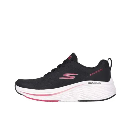 Skechers Max Cushioning Elite 2.0 Running Shoes Women's Low-Top Black/Pink