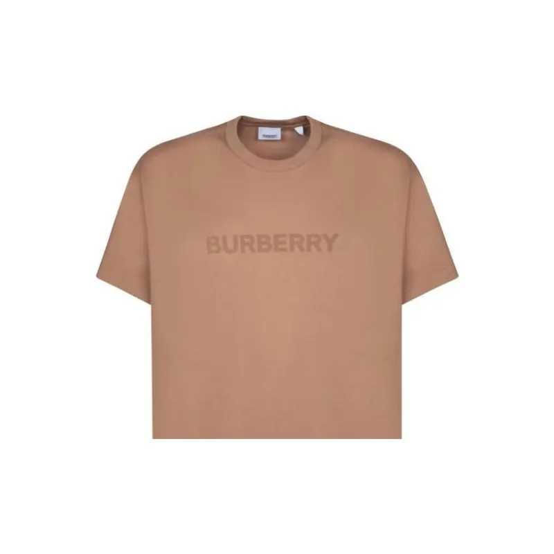 Burberry Logo Printed Crewneck T Shirt-6