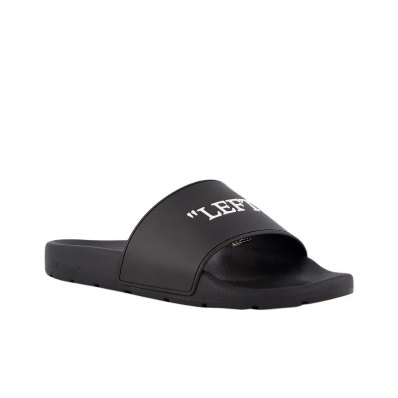 OFF WHITE X Virgil Abloh Logo Printed Slip On Slides-2