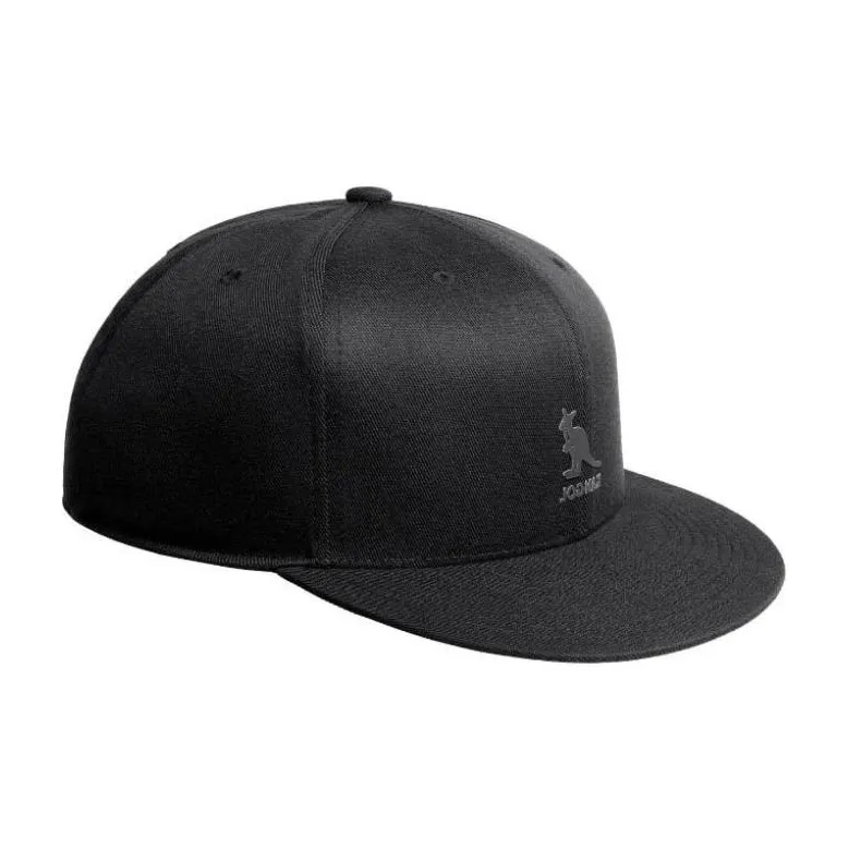 KANGOL Acrylic Baseball Caps Unisex Black-1