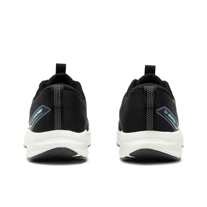 361° Anti Slip Wear Resistant Low Top Casual Running Shoes Men's Black Blue-3