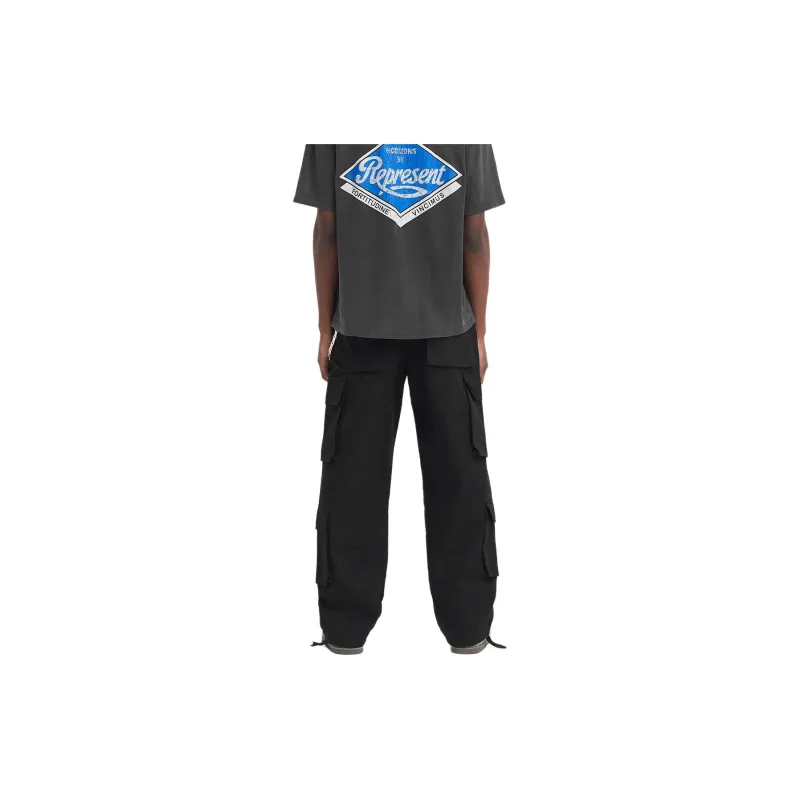 REPRESENT High Waist Straight Leg Cargo Pants-8