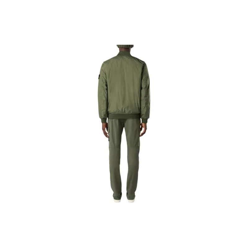 STONE ISLAND Logo Patch Bomber Jacket-3