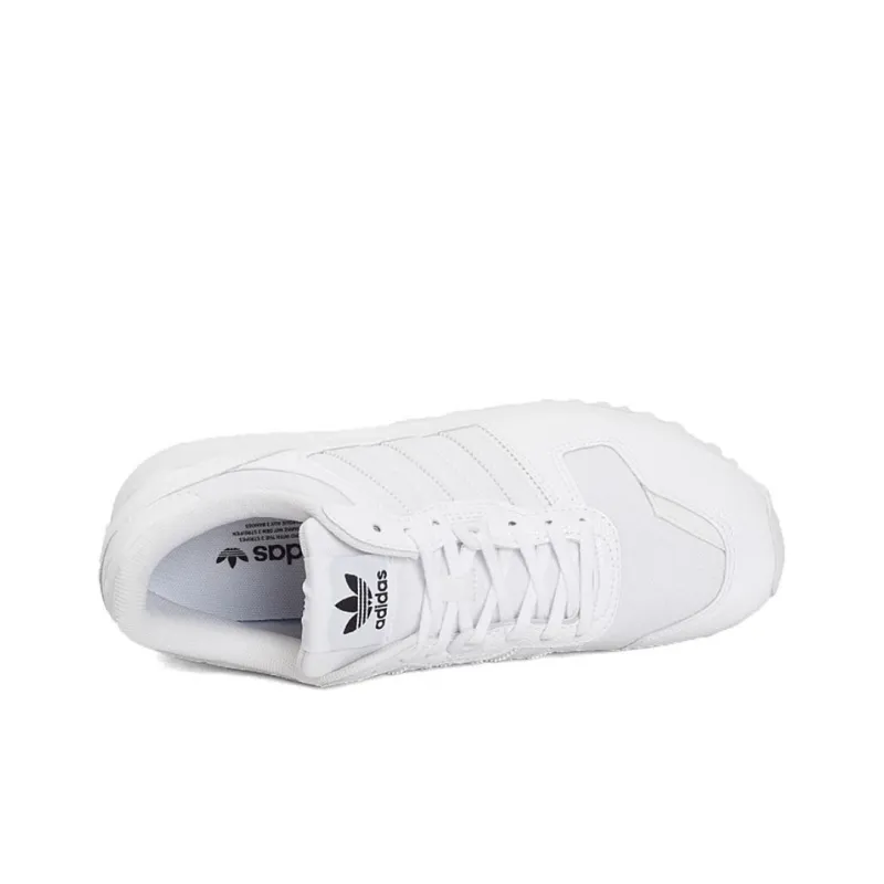 Adidas Originals ZX 700 Anti Slip Wear Resistant Low Top Casual Shoes Women's White-3