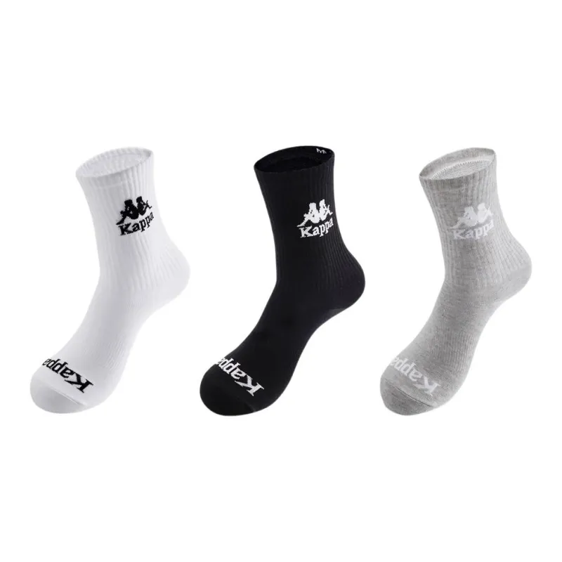 Kappa Knee High Socks Unisex 3 Pack-0