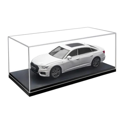 CHIYU Model Black Base Transparent Cover, Storage Display Case, Compatibility With Multiple Scales Model Accessories