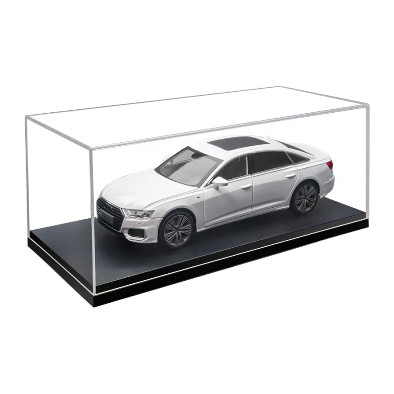 CHIYU Model Black Base Transparent Cover, Storage Display Case, Compatibility With Multiple Scales Model Accessories-0