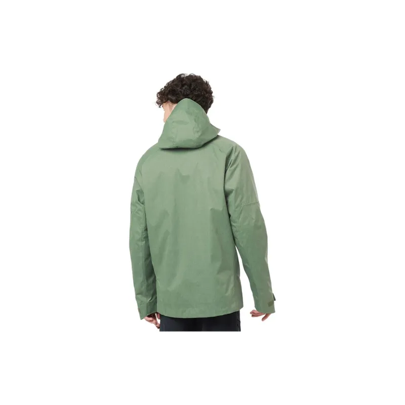 SALOMON PATROLLER Waterproof And Windproof Windbreaker Jacket Men's Laurel-3