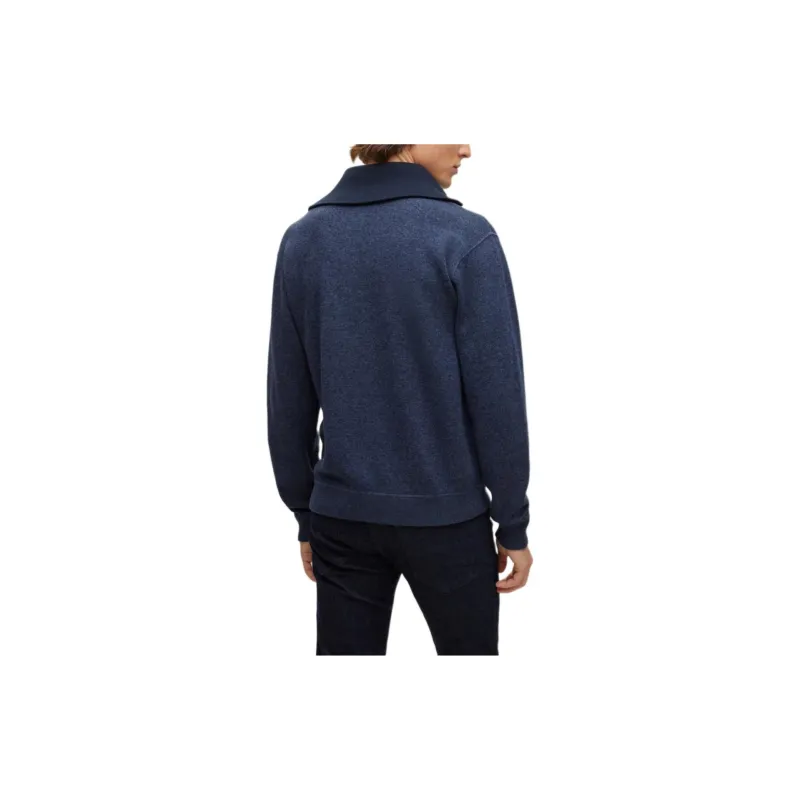 HUGO BOSS SS24 Knitwear Men's Marine Blue-2