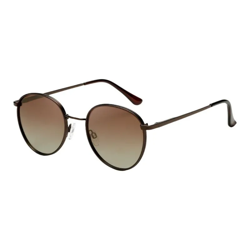 JEANSWEST Metal Irregular Shape Sunglasses Unisex Black Gunmetal Silver Gold Coffee-6