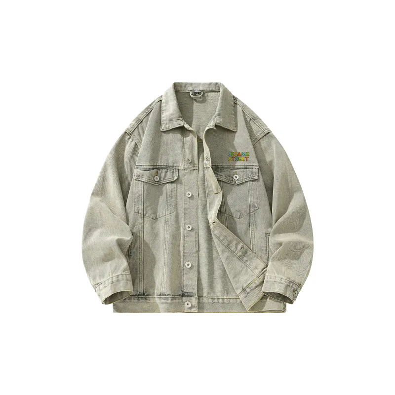 SESAME STREET Denim Jacket Unisex-7