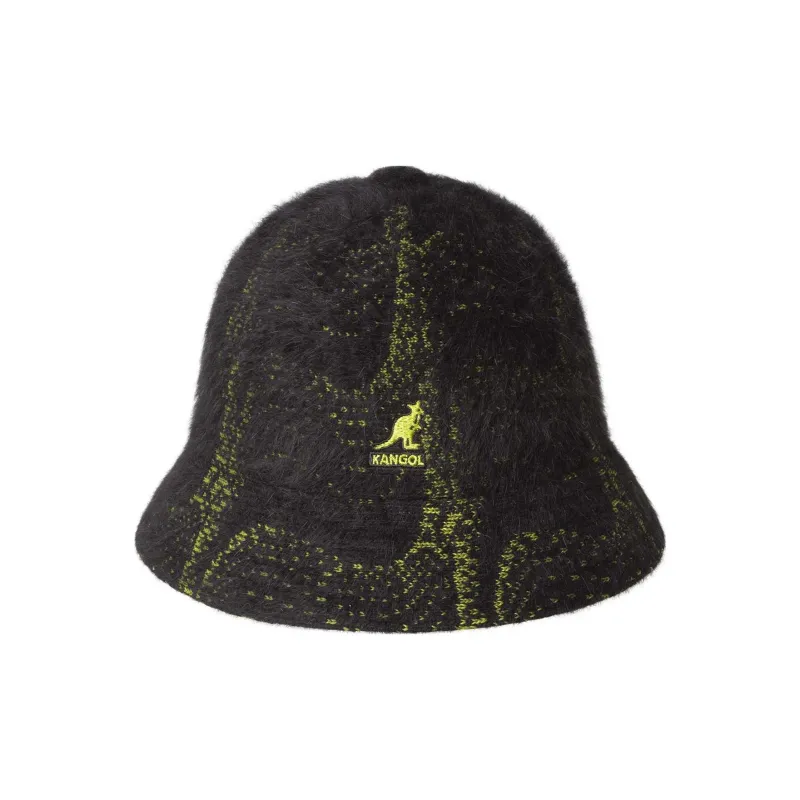KANGOL Acrylic Bucket Hats Unisex Gray/White/Black-2