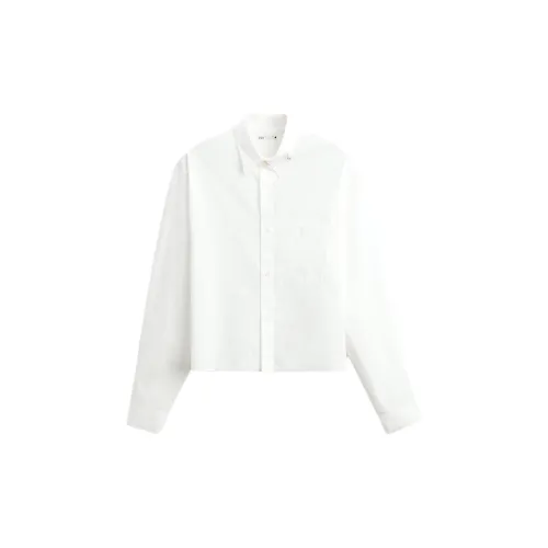 ZARA Shirts Men Frosted White