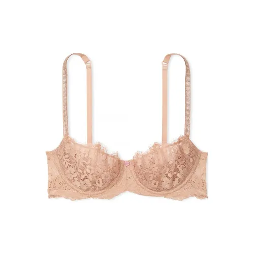 Victoria's Secret 24 Big Show Collection Dream Angels WickedUnlined LilyEmbroideryBalconette/P Bra Women's Praline