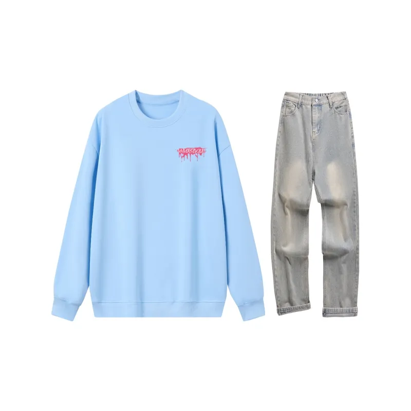 VniVerseVClub Sweatshirt Set Unisex-29