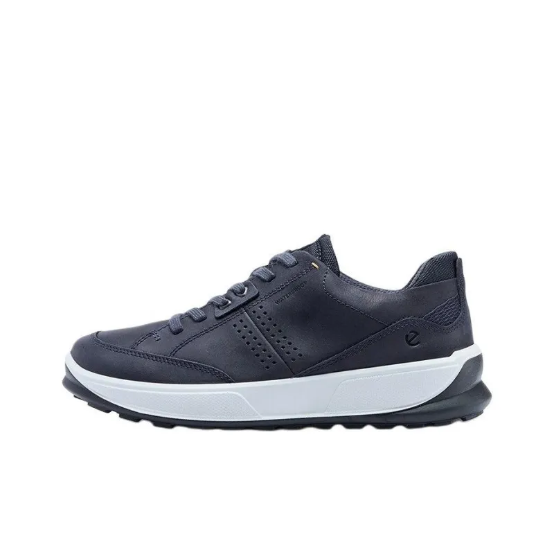 Ecco Low Top Casual Shoes Men's Marine Blue-0
