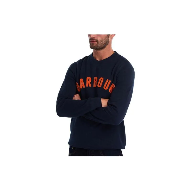 BARBOUR Prep logo Crew neck Sweatshirt-1