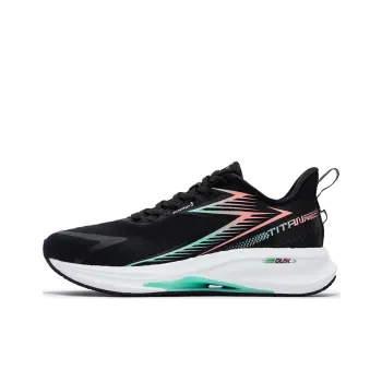 361° Anti-Slip Wear-Resistant Low-Top Running Shoes Women's Black Blue