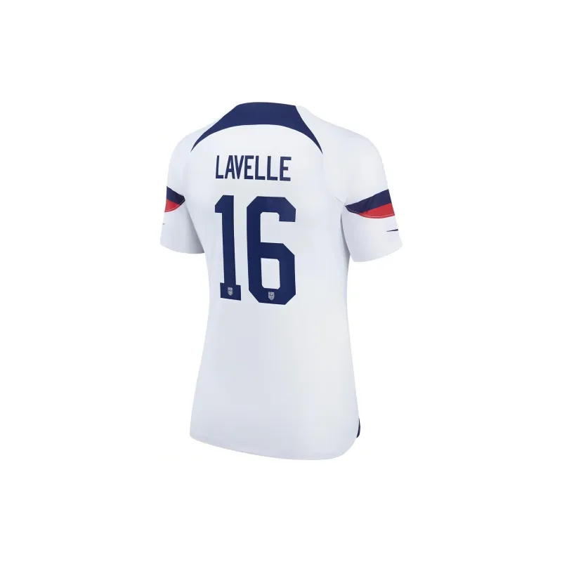 Nike USWNT 2022/23 Stadium Home Rose Lavelle Soccer Jerseys Women's White-1