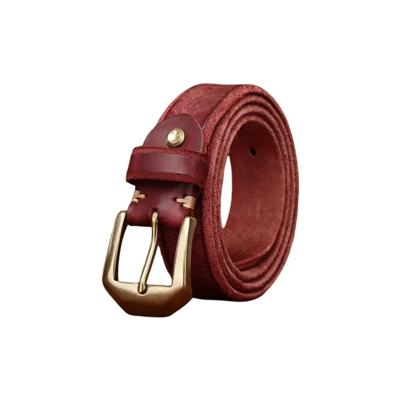 JEANSWEST Cow Leather Belts Men's 3.8cm-3