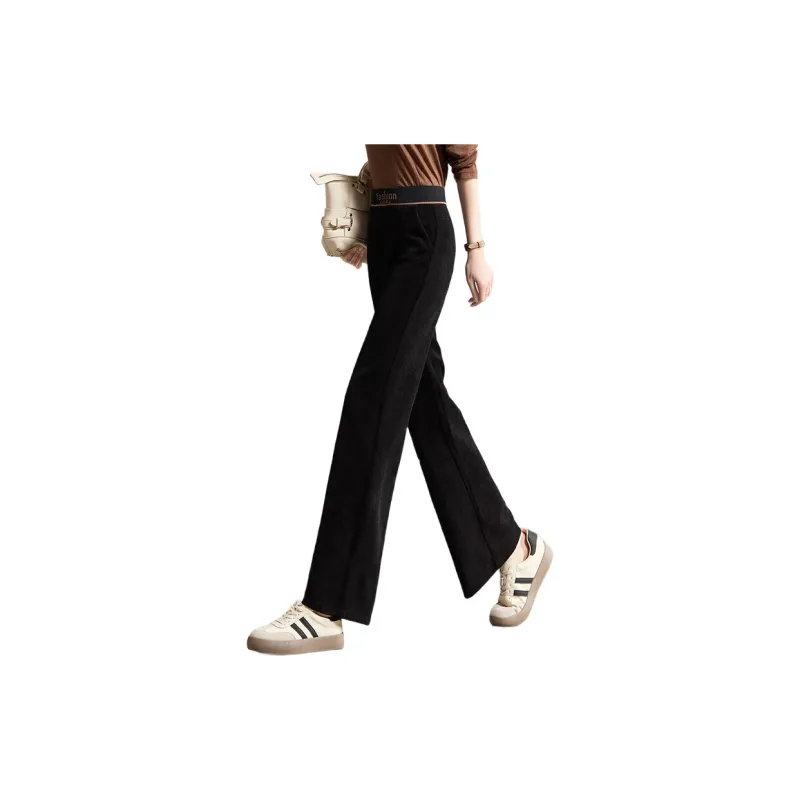 She Enjoys Casual Pants Women's Black-2