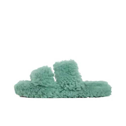 CELINE Slide Slippers Women's Aqua Green